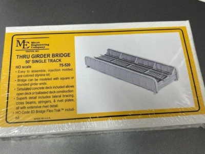 Micro- Engineering #75-520 HO SCALE THUR GRIDER BRIDGE 50' FOOT SINGLE TRACK - Image 1 of 4