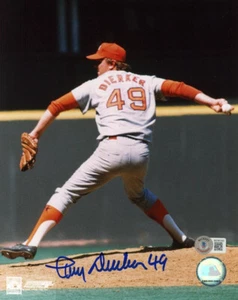 LARRY DIERKER SIGNED AUTOGRAPHED 8x10 PHOTO HOUSTON ASTROS ALL STAR BECKETT BAS - Picture 1 of 2