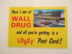 Wall Drug South Dakota Postcard Wall Drug Store Continental sized - Picture 1 of 2