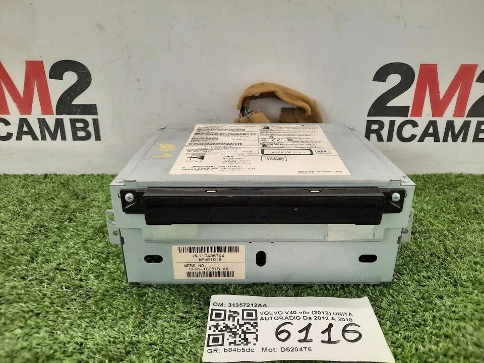 AUTORADIO MP3 PER VOLVO V40 Serie 31357212AA (12>15) - Immagine 1 di 3