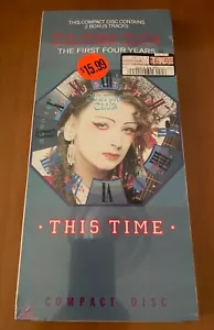 CULTURE CLUB "This Time (The First Four Years)" RARE USA CD LONG BOX SET SEALED! - Picture 1 of 2