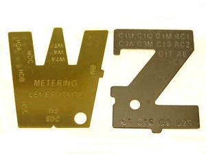 Einstelllehre Set Zama Walbro Vergaser Messlehre Dosierhebel ZT-1 und 500-13-1 - Bild 1 von 9