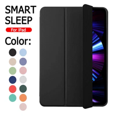 PU Leather Stand Smart Case Cover For iPad 9th 8th 7th 6th Generation Air Mini - Image 1 of 4
