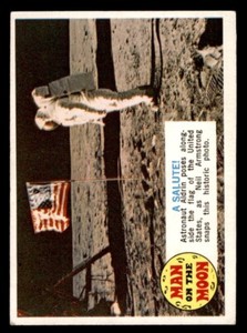 1970 Topps Man on the Moon #56 A Salute EX *d3