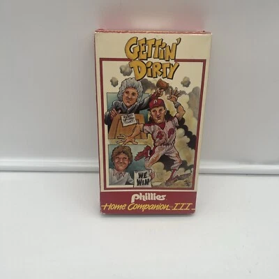 Philadelphia Phillies Gettin Dirty 1990 Home Champion III 3 REMOLCADORES MCGRAW VHS Foto 1 de 4