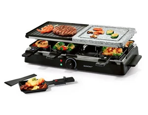 SILVERCREST® Raclette-Grill 1400 W für 8 Personen Tischgrill Party Elektrogrill - Bild 1 von 4