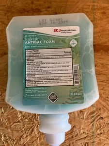 Pack of 2 SCJohnson Refresh Antibac Foam Handwash (1L) - Citrus Scent - Picture 1 of 1