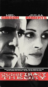 Conspiracy Theory - Mel Gibson Julia Roberts - VHS Video Tape - Picture 1 of 2