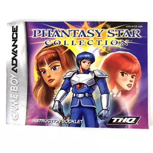 Phantasy Star Collection Gameboy Advance SOLO MANUAL - Buen Estado - Imagen 1 de 5