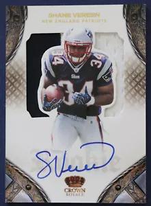 2011 Crown Royale #215 Shane Vereen JSY AU/299 RC Autograph #d - Picture 1 of 2