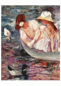 Postal Mary Cassatt Summertime 1894 Terra Foundation Arte Americano COMO NUEVA - Imagen 1 de 1