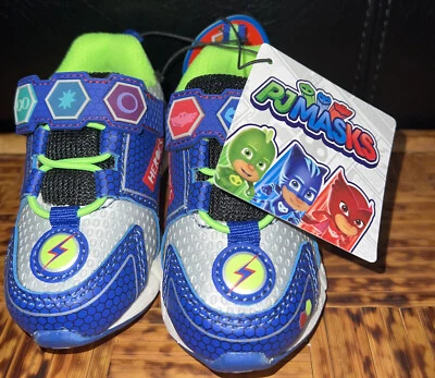 Disney’s PJ Masks Zapatillas Iluminadas Villanos Talla 5 Tenis Atlético Zapatos Nuevos con Etiquetas Azul Foto 1 de 4