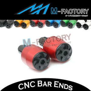 Billet Handlebar Ends For Daytona 675 06-12 06 07 08 09 10 11 12 - Picture 1 of 15