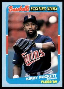 1989 Fleer Exciting Stars Kirby Puckett Minnesota Twins #34