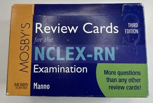 Mosby's Review Cards for the NCLEX-RN® Examination, 3e - Cards - GOOD - Picture 1 of 3