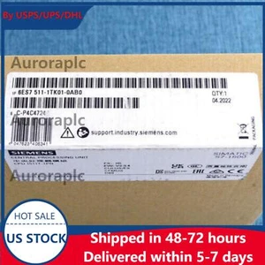 New Siemens 6ES7511-1TK01-0AB0 6ES75111TK010AB0 S7-1500T, CPU 1511T-1 PN - Picture 1 of 2