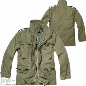 BRANDIT M65 FIELD JACKET OLIVE NEW 2in1 ARMY WINTER JACKET US PARKA OUTDOOR JACKET - Picture 1 of 1
