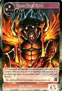 Flame King's Shout [SKL-025] Near Mint - Force of Will single - Image 1 of 1