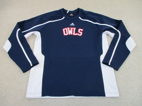 FAU Owls Shirt Adult Large Blue White Florida Atlantic Football Adidas Mens A35* Cover