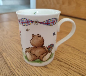 St Michael M&S mug FUZZY TEDDY fine bone china vintage 1997 - Picture 1 of 3