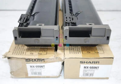 2 Open OEM Sharp MX-M2630,M2651,M3051 Black Toners MX-560NT Same Day Ship - Image 1 of 4