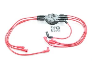 Tapa de distribuidor de cables de bujía roja de 8,5 mm Chevy GMC 1996-2007 4,3 L Vortec V6 - Imagen 1 de 3