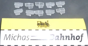 Wiking 10x Parabrezza BMW Cabriolet Pezzo di Ricambio Accessori H0 1:87 LI5å - Foto 1 di 2