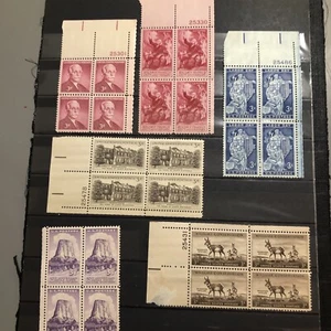 Colección de nosotros en páginas de tarjetas usadas como nuevas bloques de placas parques N129 - Imagen 1 de 14