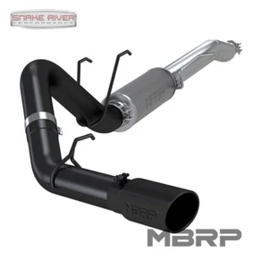 MBRP 4" ESCAPE NEGRO PARA 17-25 FORD F250 F350 SUPERDUTY 6.2L 7.3L 6.8L S5247BLK - Imagen 1 de 12