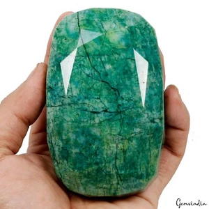 2800 Ct Large Green Emerald Oval Cut Faceted Loose Museum Size Gemstone 104x65mm - Picture 1 of 6