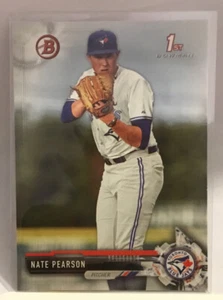 2017 BOWMAN NATE PEARSON 1ST ROOKIE #BD-119 BLUE JAYS MSK - Picture 1 of 2