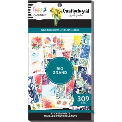 Happy Planner mamBi CreativeIngrid Value Pack Stickers INGRID BLOOMS SVP130-180