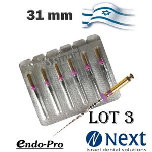 SETx3 Dental NiTi Super Feile Universal konisch S 1 rotierender Wurzelkanal 31 mm ENDO - Bild 1 von 4