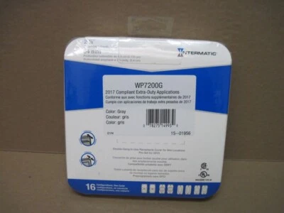 Intermatic WP7200G Gray 2 Gang Low-Profile ExtraDuty Plastic Weatherproof Cover - Image 1 of 4