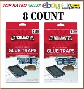 Super Glue Traps Rats Mice & Insect Sticky Mouse Trap Pack Non-Toxic Pests Glue - Picture 1 of 3
