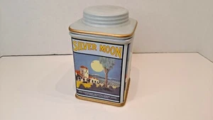 Oneida Vintage Etiketten Sammlung Silber Mond Kanister Glas Aufbewahrung Steinzeug Deckel - Bild 1 von 5