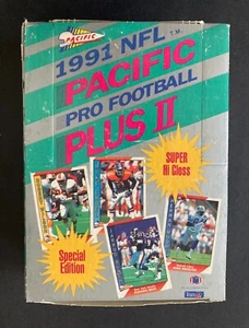 Pacific Plus Football High Series 1991 paquete de 36 caja de cera fresca de fábrica - ¡Favre! (P) - Imagen 1 de 6