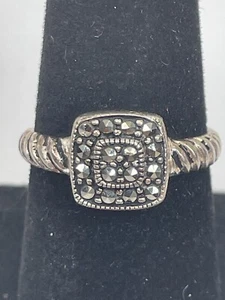 Vintage Schmuck Ring Sterlingsilber 925 signiert Größe 7,75 Damen Handarbeit " - Bild 1 von 10