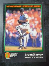 1994 Score Tombstone Pizza Baseball #9 Bryan Harvey *BUY 2 GET 1 FREE*