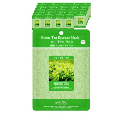 MJcare Green Tea Essence Mask 100pcs - Image 1 of 2