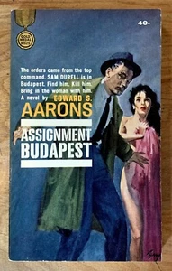 Assignment: Budapest by Edward S. Aarons - NF vintage 1957 Gold Medal PBO, GGA - Picture 1 of 6