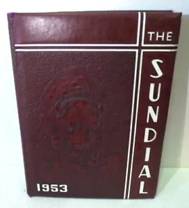 Sunset High School Yearbook 1953 Sundial 54 Dallas, Texas TX Oak Cliff - Picture 1 of 9