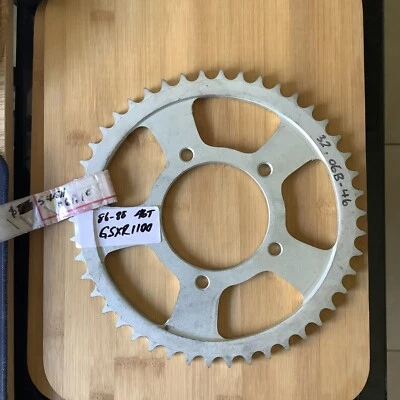 Suzuki NOS Aftermarket 86–88 GSXR 1100 46T Rear Steel Sprocket 64511-06B10  - image 1 of 2