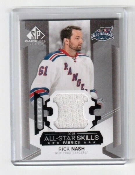 2015-16 SP Game Used All Star Skills Fabrics AS-28 Rick Nash New York Rangers  - Image 1 of 2