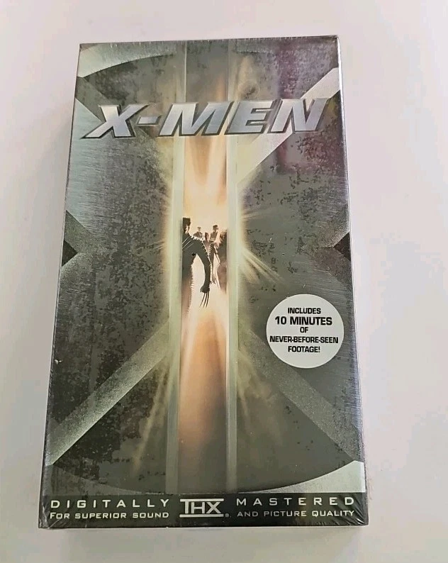 X-Men VHS SEALED Hype 20th Century Fox Patrick Stewart Hugh Jackson VTG  - Image 1 of 4