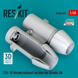 F/A-18 Hornet exhaust nozzles for Kinetic kit 3D Printed 1/48 RSU48-0537 ResKit - Picture 1 of 3