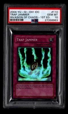 2002 Yu-Gi-Oh! MRD-128 1st Edition Magic Jammer NA English PSA 10 GEM MINT - Image 1 of 2