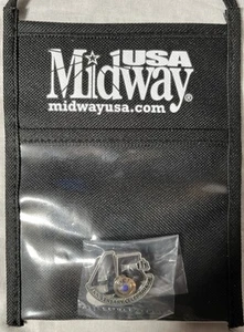 Midway USA Necklace Bag With 45th Anniversary SCI Pin - NEW *RARE* - Picture 1 of 6