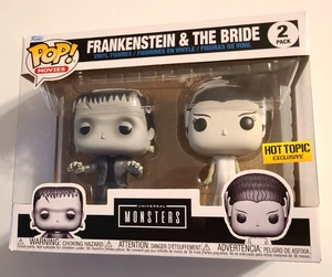 Funko Pop Universal Monsters Frankenstein & The Bride Confezione da 2, Hot Topic Escl. - Foto 1 di 6