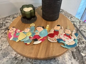 Set Of 5 Vintage Chinese/Japanese Ornaments - Picture 1 of 6